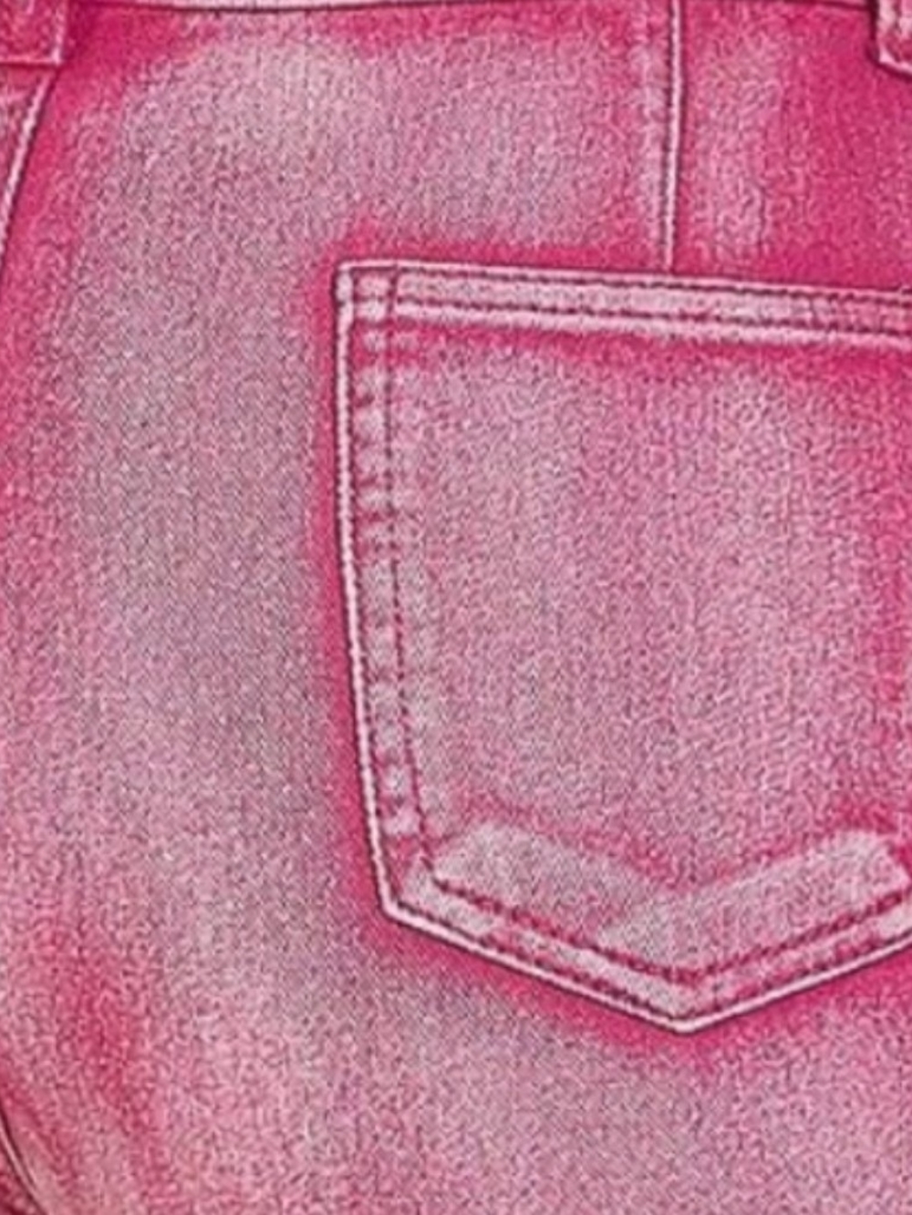 NWT Boutique | SZ S | Pink Mineral Wash Cargo Wide Leg High Rise Pants Size S - Picture 2 of 5